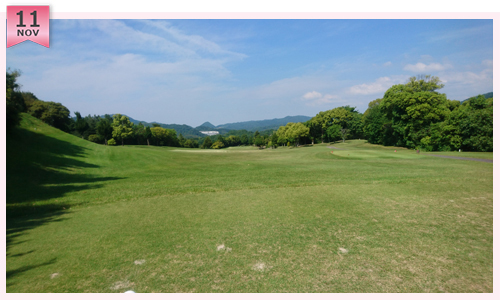 クイズ　この写真はどこのコースでしょう？